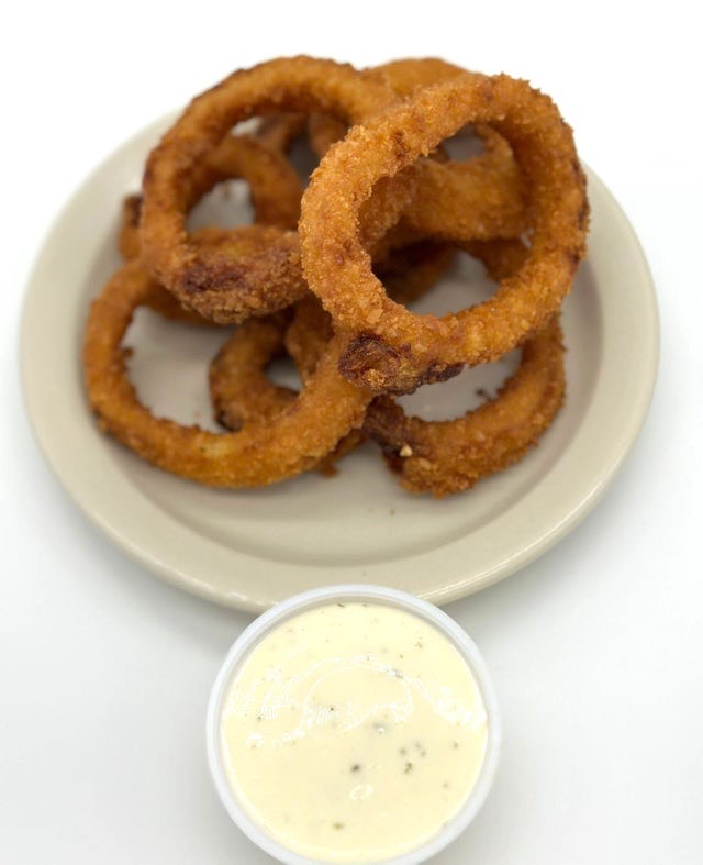 Onion Rings at Ananda Kitchen, Langley Park