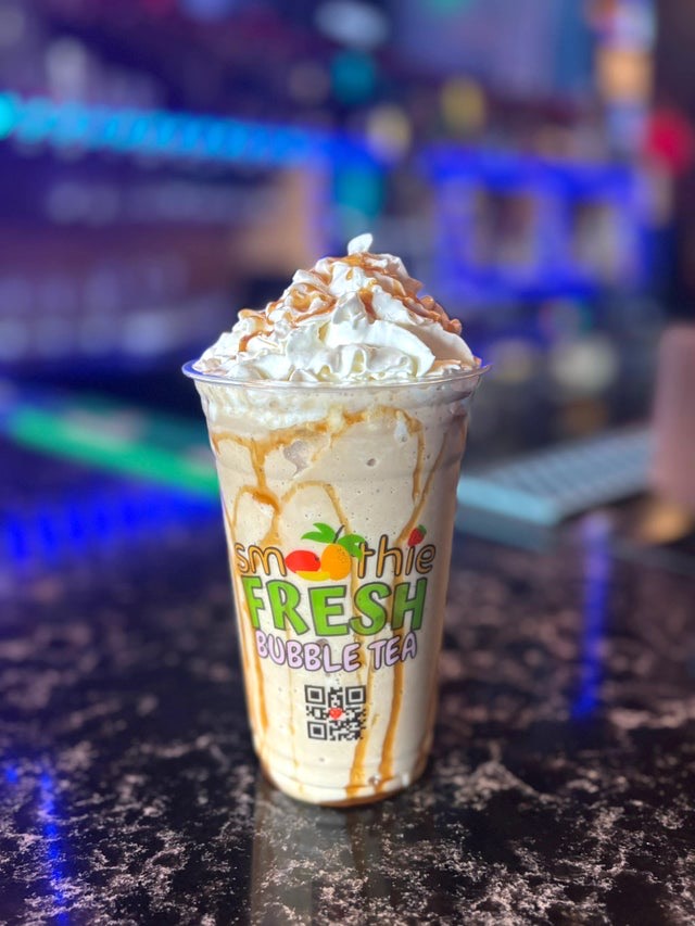 Caramel Dream Smoothie at Ananda Kitchen, Langley Park
