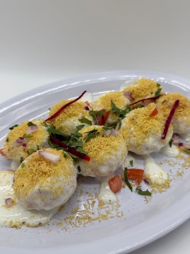 Dahi Puri (8 Pieces) (Swaminarayan friendly) at Ananda Kitchen, Langley Park