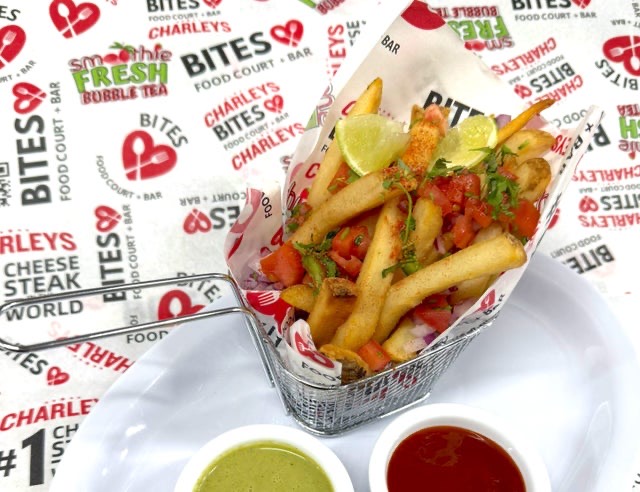 Desi Masala Fries at Ananda Kitchen, Langley Park