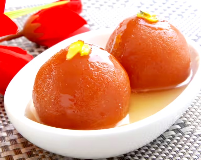 Shahi Gulab Jamun (2 pieces) at Ananda Kitchen, Langley Park